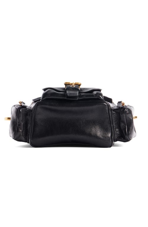 Chloé Small Camera Leather Top Handle Bag In Black