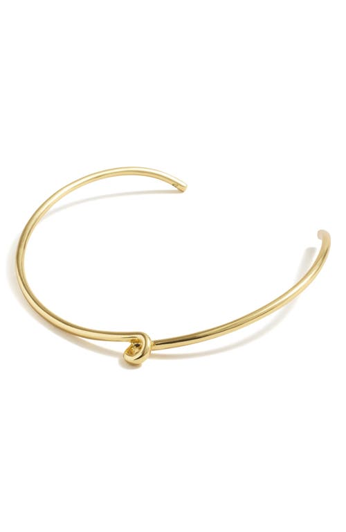 Madewell Cuff Necklace in Vintage Gold at Nordstrom