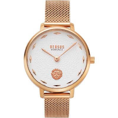 Versus Versace La Villette Mesh Strap Watch,