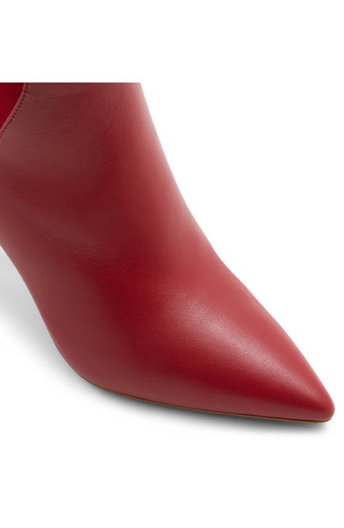 Shop Aldo Romee Pointed Toe Knee High Boot In Red