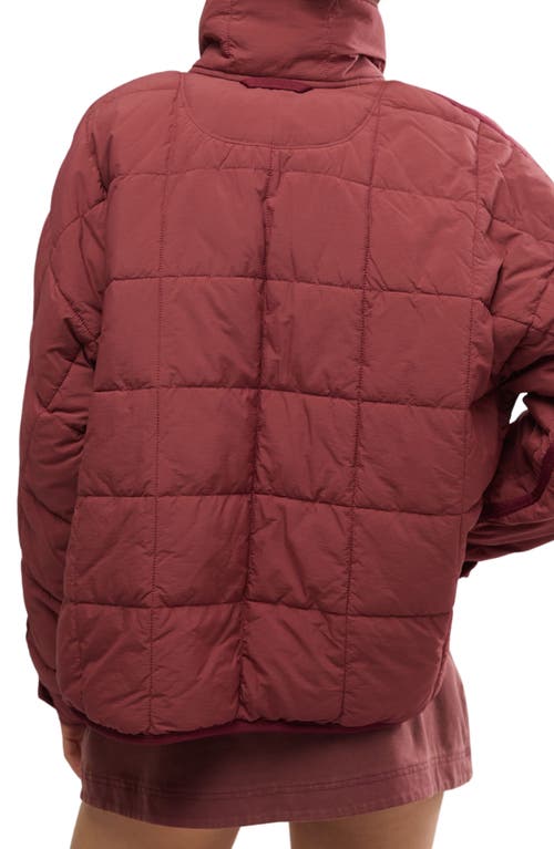 Shop Free People Fp Movement Pippa Packable Puffer Jacket In Sour Cherry