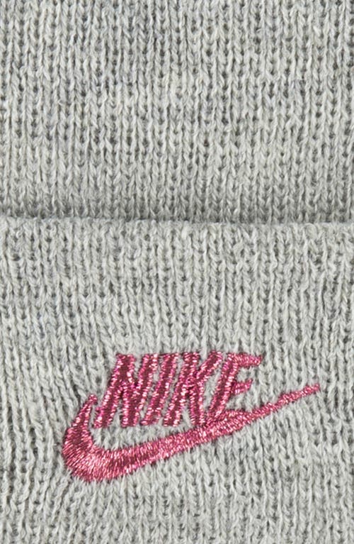 Nike Beanie & Mittens In Dark Grey Heather
