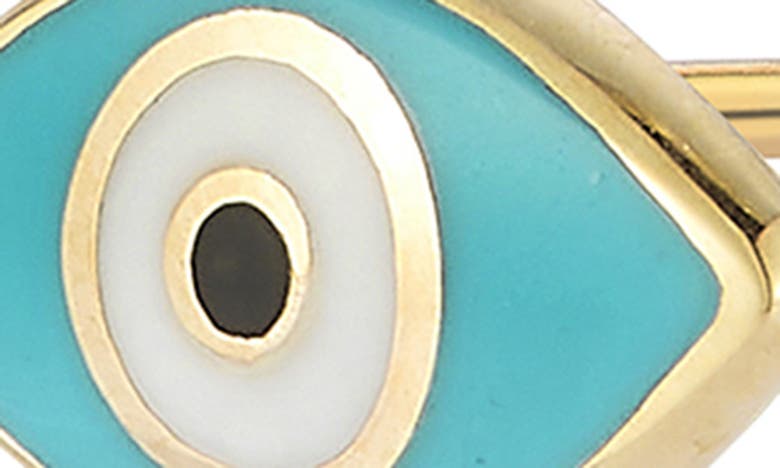 Ember Fine Jewelry Evil Eye Stud Earrings In 14k Gold