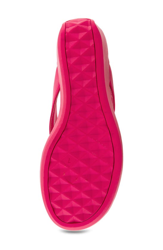 Shop Aerosoles Isha Wedge Flip Flop Sandal In Virtual Pink Pu