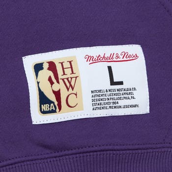 Men's Los Angeles Lakers Mitchell & Ness Purple Hardwood