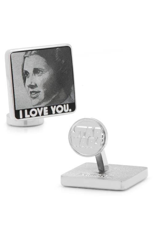 Shop Cufflinks, Inc . I Love You/i Know Cuff Links In Grey/white