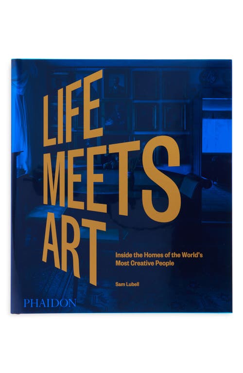 Phaidon Press 'Life Meets Art' Book in Blue 