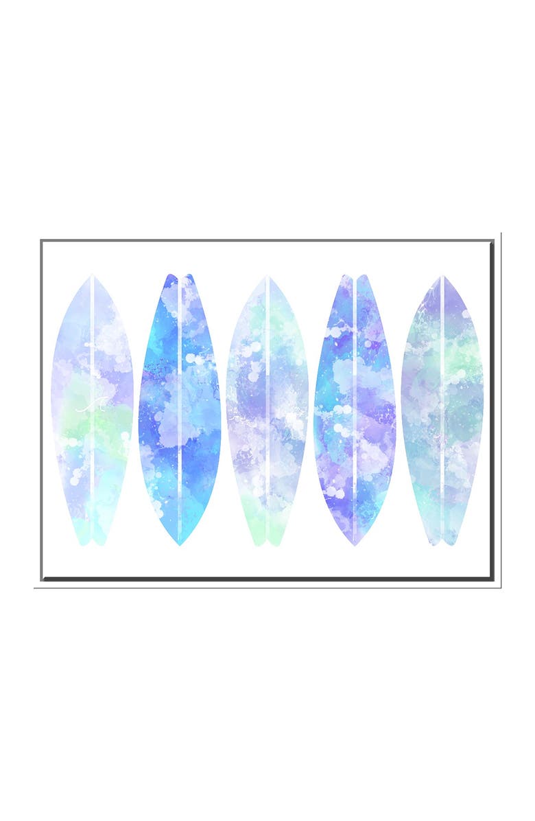 PTM IMAGES Surfboards Canvas with Floater Frame, Main, color, 