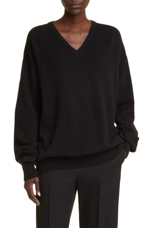 Cashmere v neck hot sale sweater women