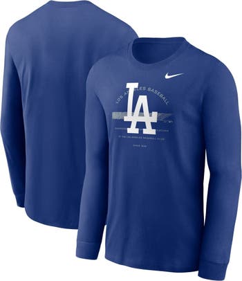 Nike Thermal Crew (mlb Dodgers) Men's Long Sleeve Shirt in Blue