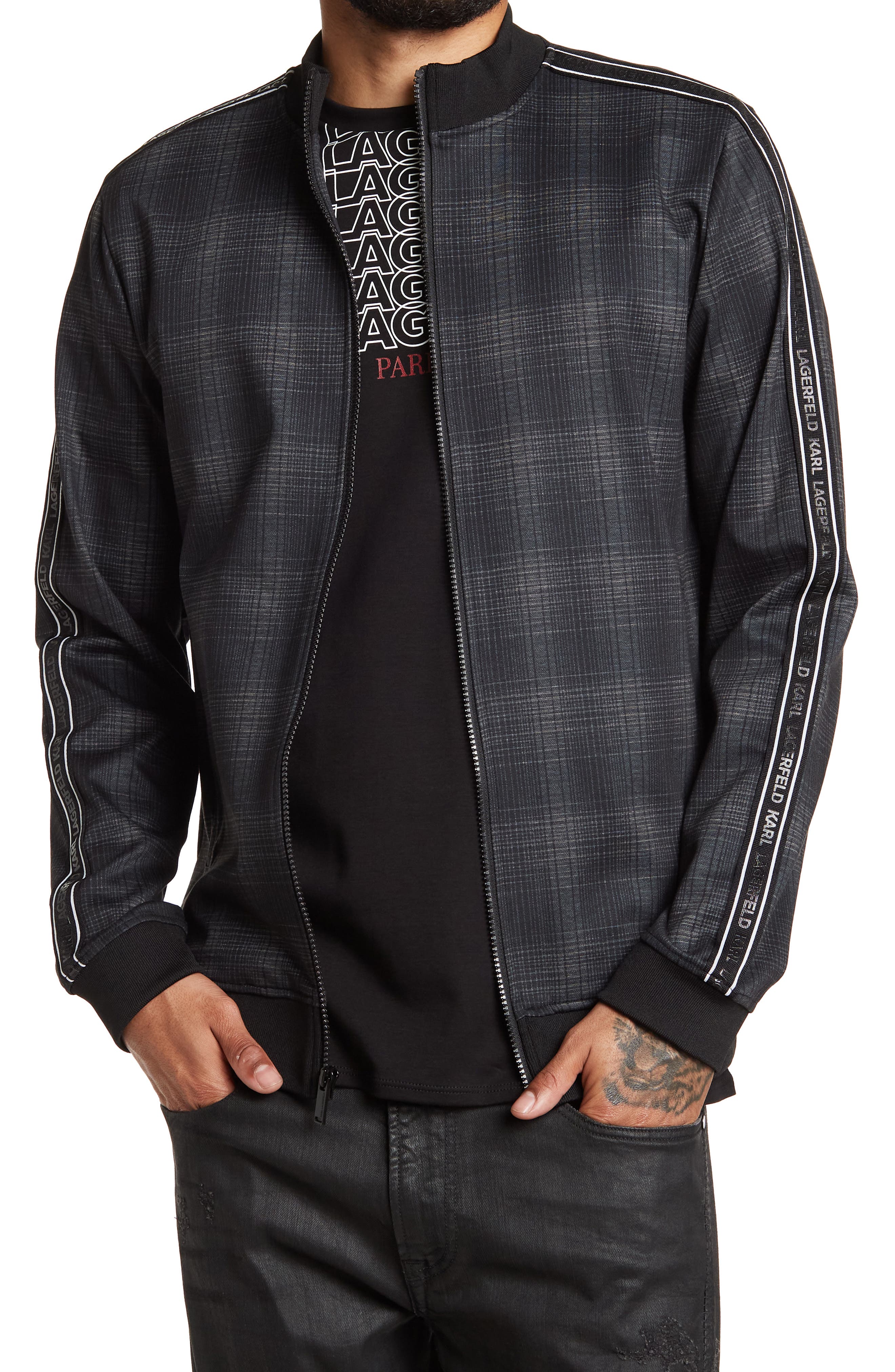 karl lagerfeld track jacket