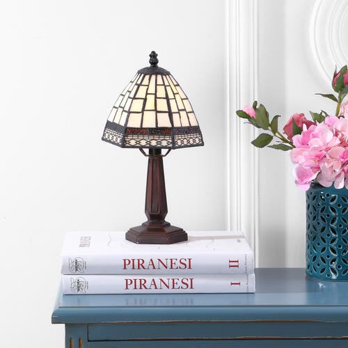 Shop Jonathan Y Carter Led Table Lamp In Bronze