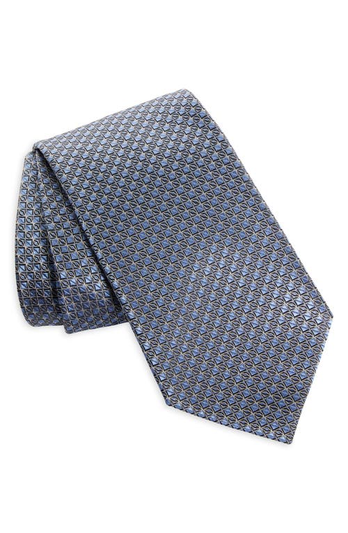 Cento Fili Silk Jacquard Tie in Lightblue
