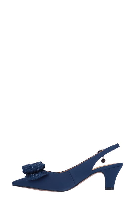 Shop J. Reneé Weslee Slingback Pointed Toe Pump In Navy