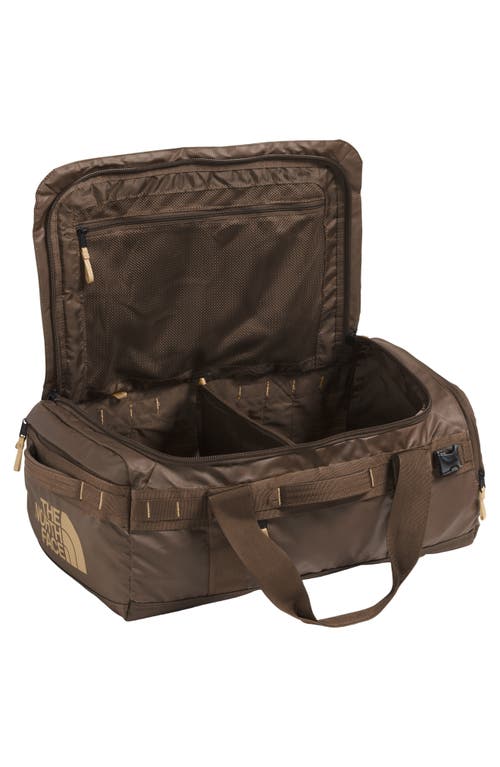 The North Face Base Camp Voyager 42l Duffle Bag In Smokey Brown/khaki Stone