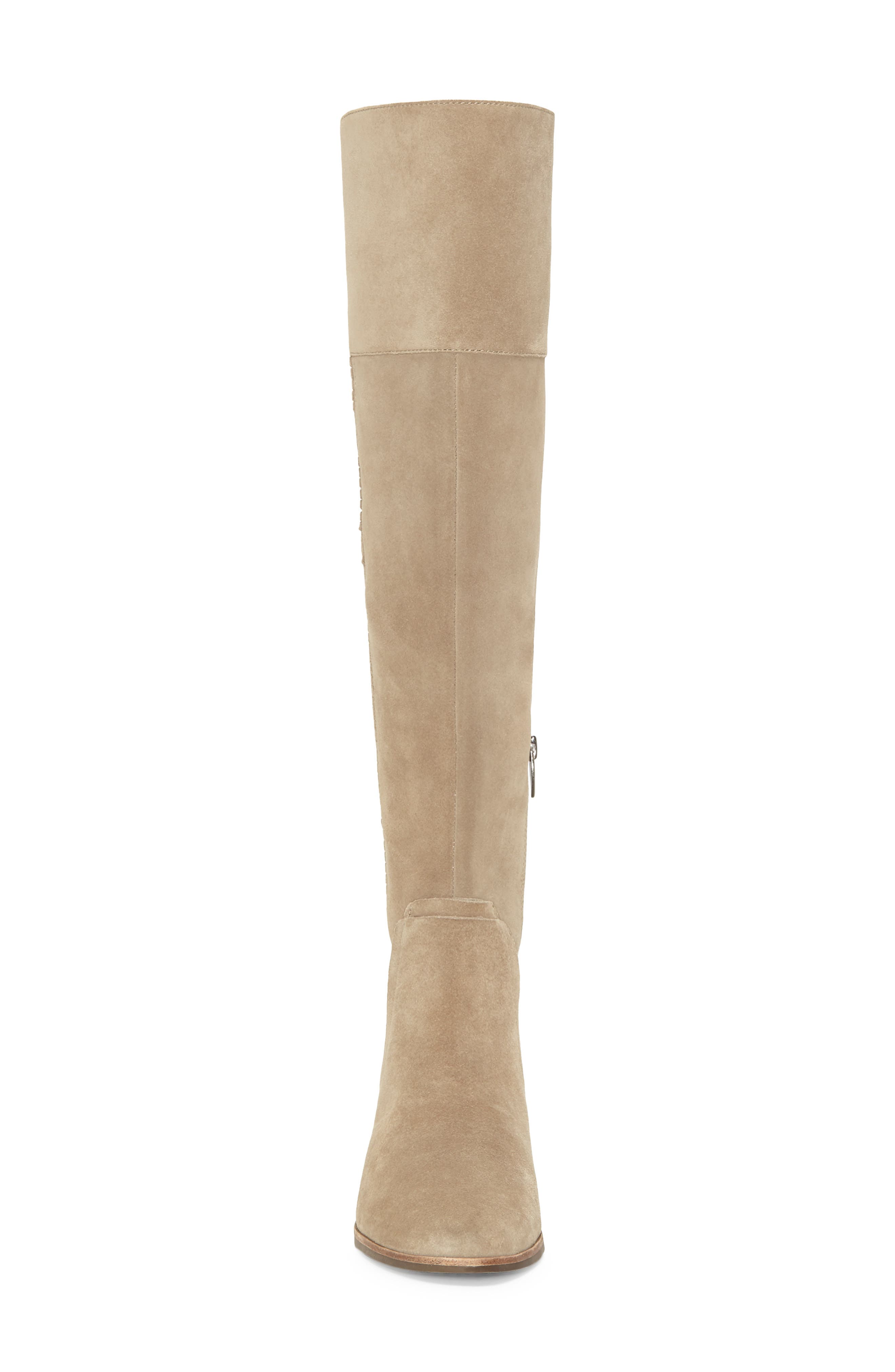 vince camuto grey over the knee boots