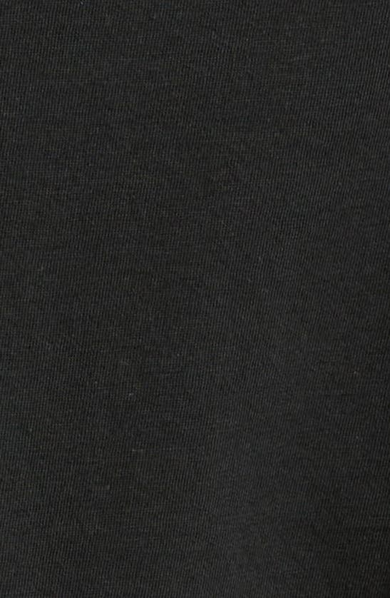 Shop Lunya Short Sleeve Organic Pima Cotton Nightgown In Immersed Black