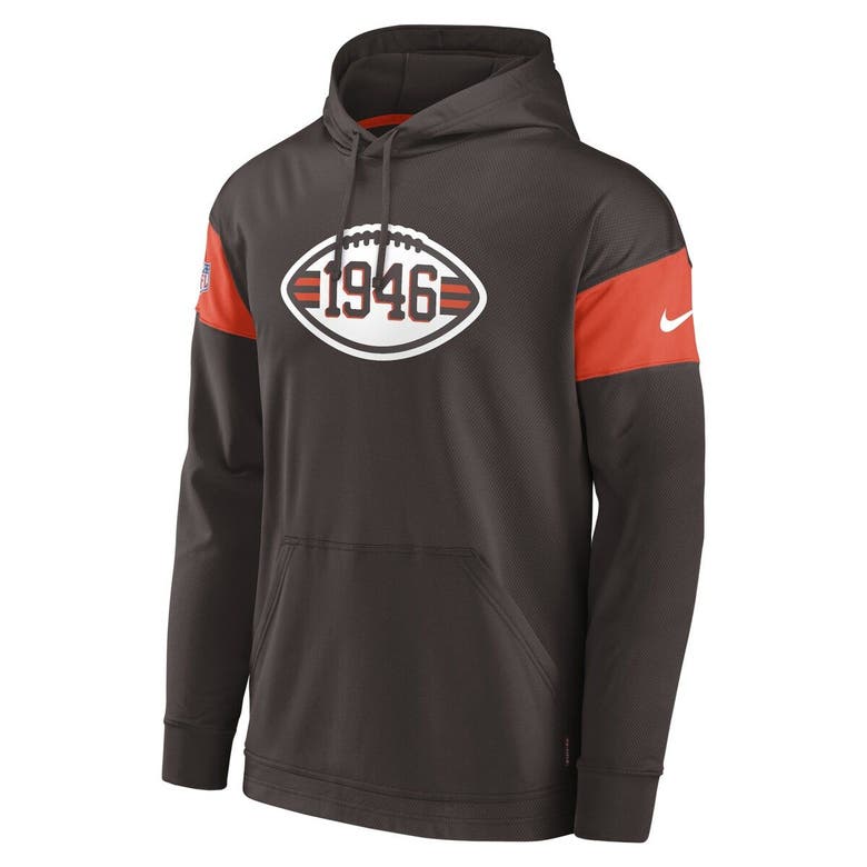 Cleveland Browns Nike Sideline Hoodie - Brown - Youth