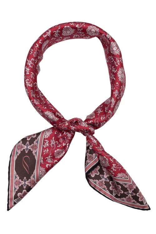 Shop Elizabetta Caserta - Hand Rolled Silk Neckerchief In Red