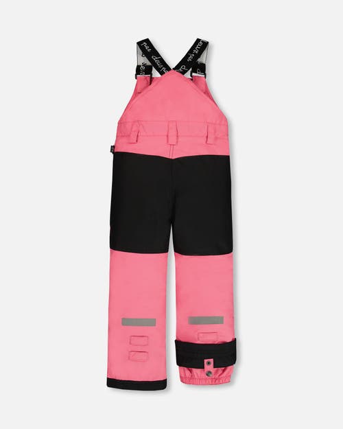 Shop Deux Par Deux Girl's Overall Snow Pants Candy Pink In Azalea Pink