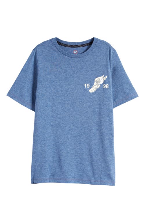 Shop Vineyard Vines Kids' Prep League Graphic T-shirt In Moonshine Heather