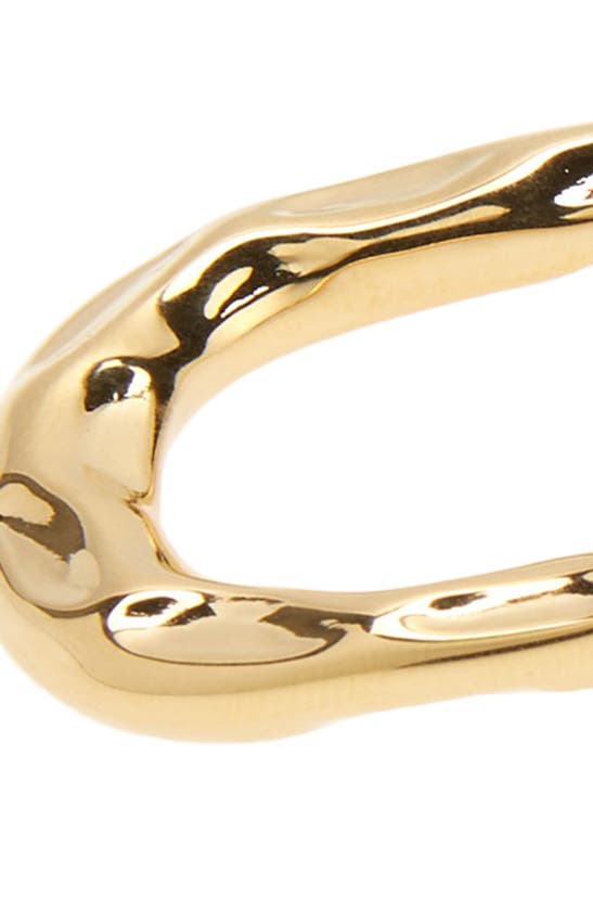 Machete Wavy French Hair Pin In Gold