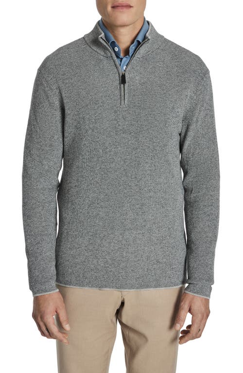 Daulac Quarter Zip Pullover in Charcoal