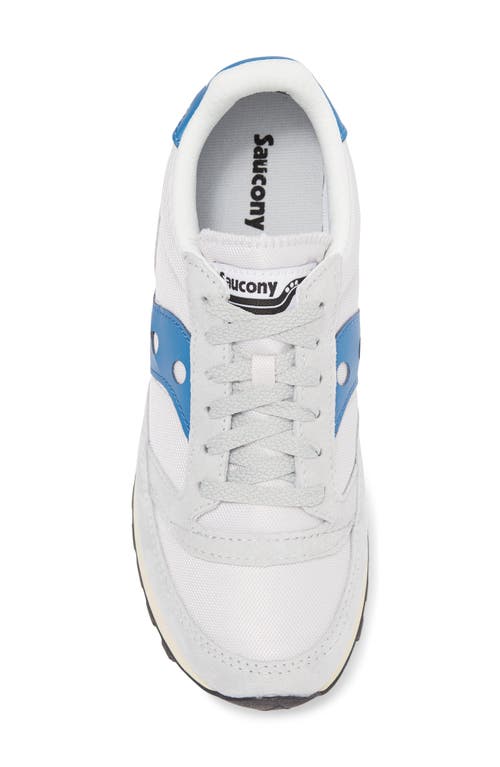 Shop Saucony Jazz 81 Sneaker In Gray/blue