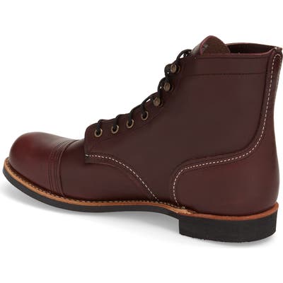 Red Wing Iron Ranger Cap Toe Boot - Burgundy