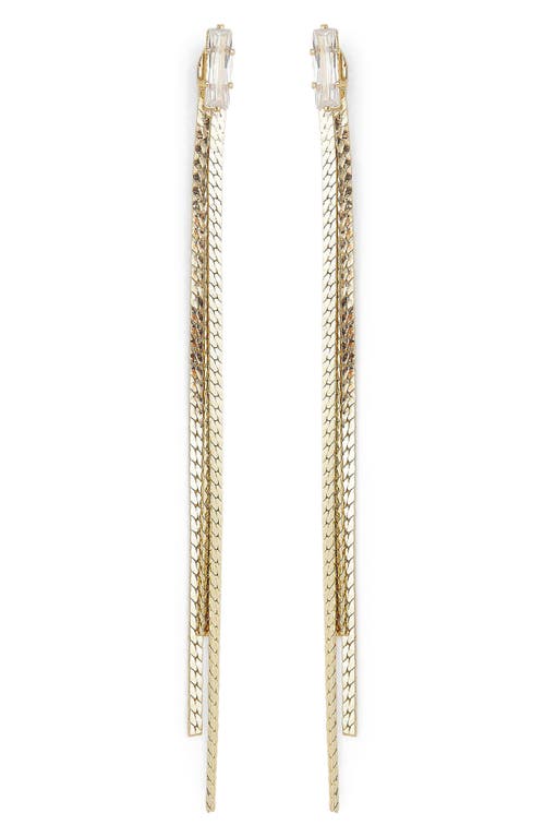 Petit Moments Polly Linear Drop Earrings in Gold at Nordstrom