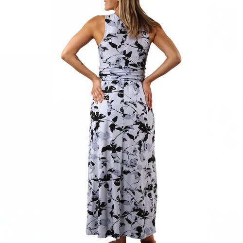 Uv Skinz V-neck Maxi Dress In Shadow Ivy