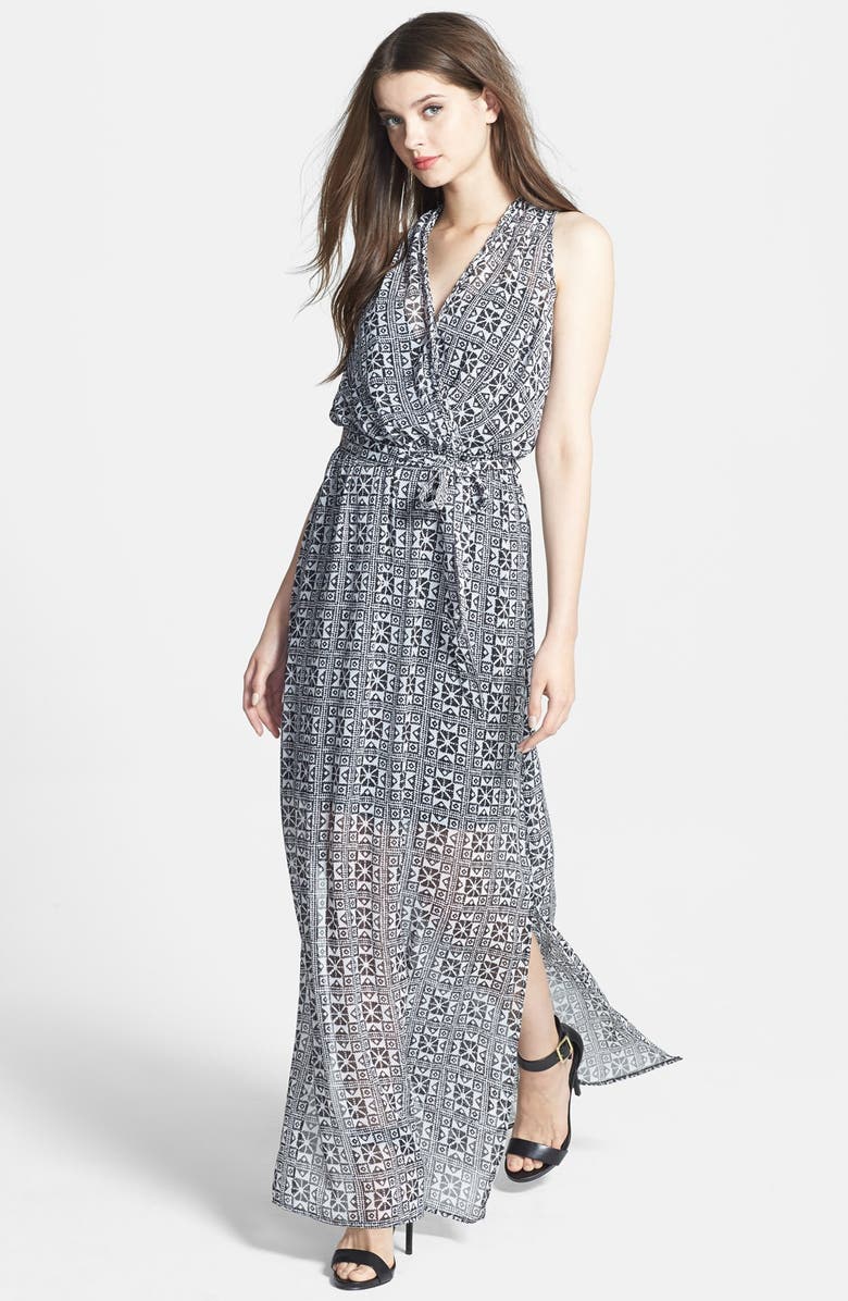 KUT from the Kloth Print Faux Wrap Maxi Dress | Nordstrom