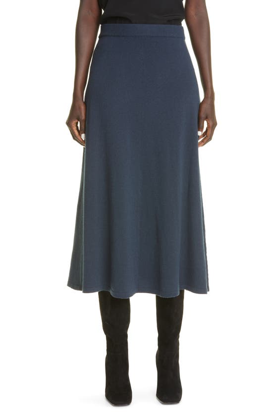 Arch4 Allison Knit Skirt In Blue