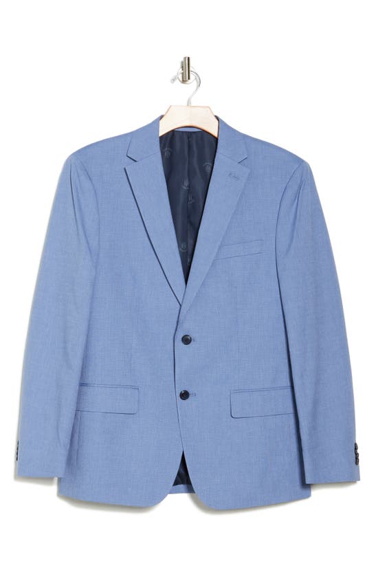 Tommy Hilfiger Classic Cotton Blend Blazer In Blue
