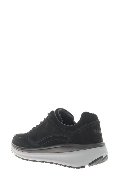 Shop Propét Ultima Sneaker In Black Suede