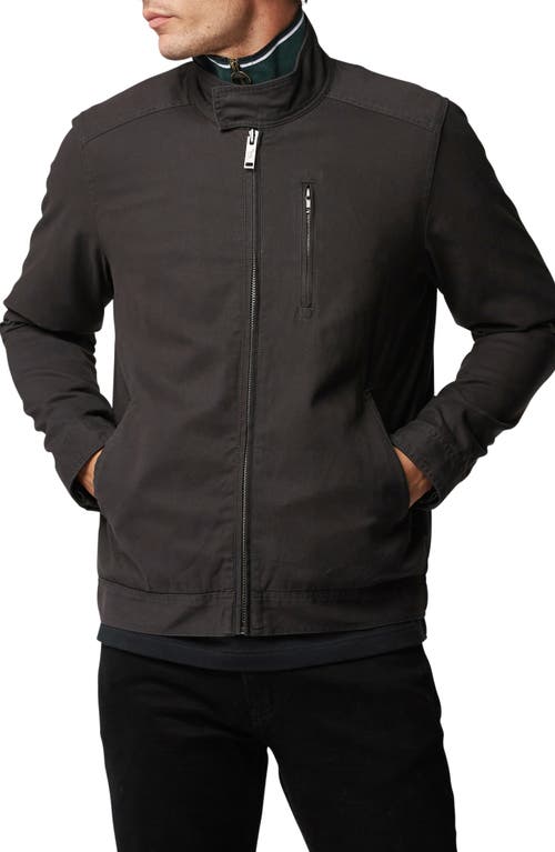 Rodd & Gunn Armitage Cotton Twill Harrington Jacket In Pewter