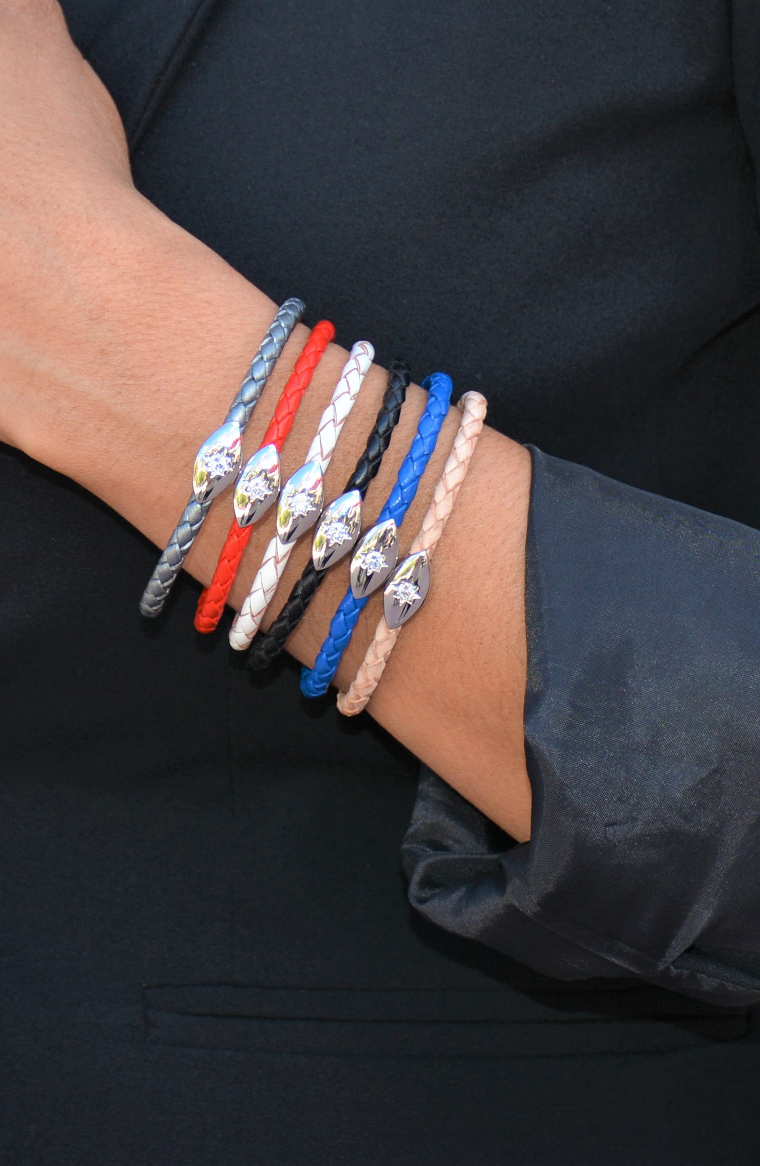 liza schwartz evil eye bracelet