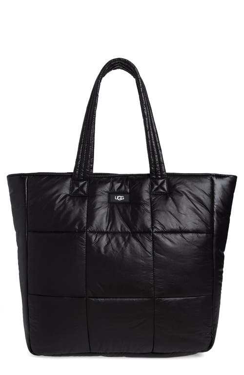UGG(r) Ellory Quilted Nylon Tote in Black