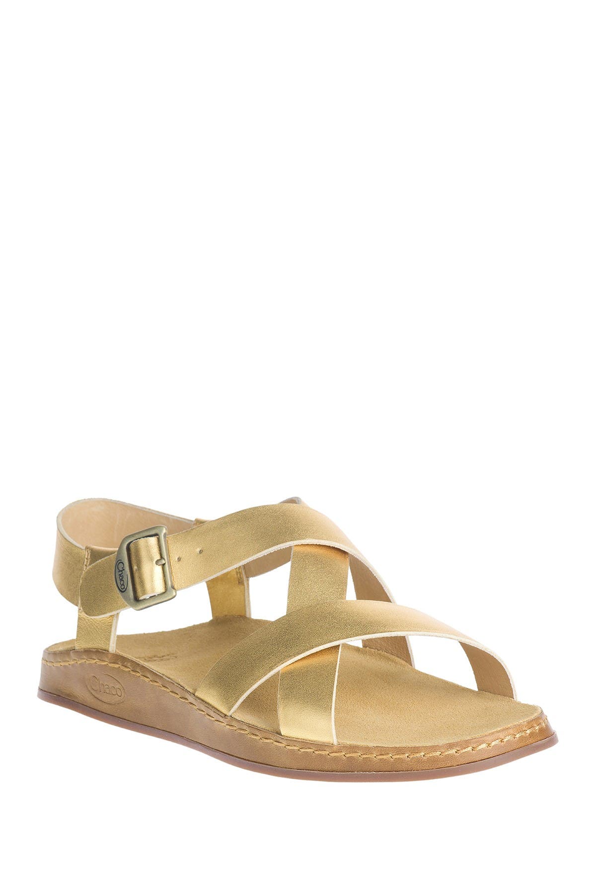 Chaco Wayfarer Strappy Sandal In Gold Metallic ModeSens