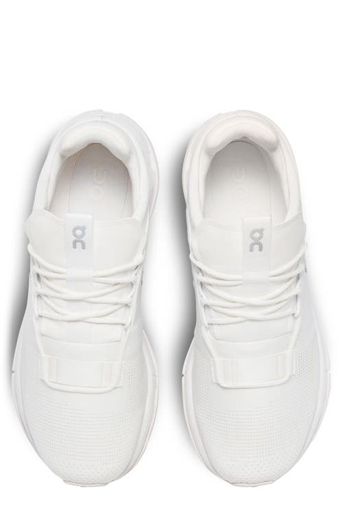 Shop On Cloudnova Sneaker In Undyed-white/white