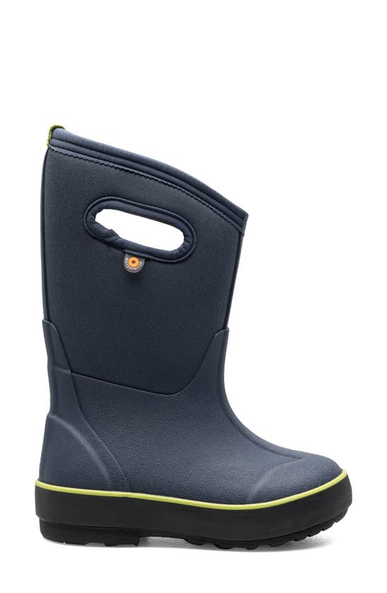 Bogs Kids' Classic Solid Waterproof Insulated Boot In Navy