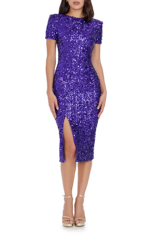 Dress the Population Natasha Sequin Sheath Midi at Nordstrom,