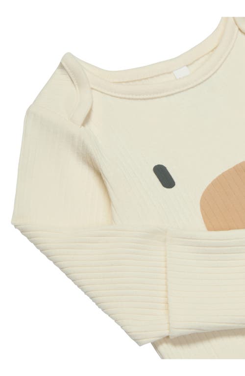 MORI MORI MY FIRST CHRISTMAS HAT, BODYSUIT & FOOTED LEGGINGS SET