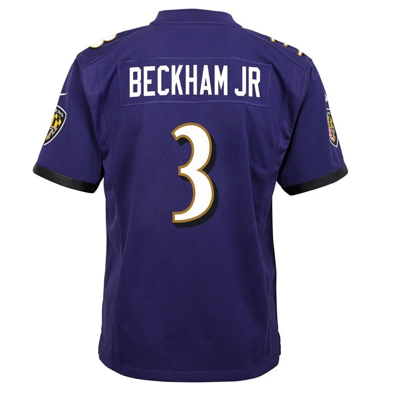 Nike Kids' Youth Odell Beckham Jr. Purple Baltimore Ravens Game