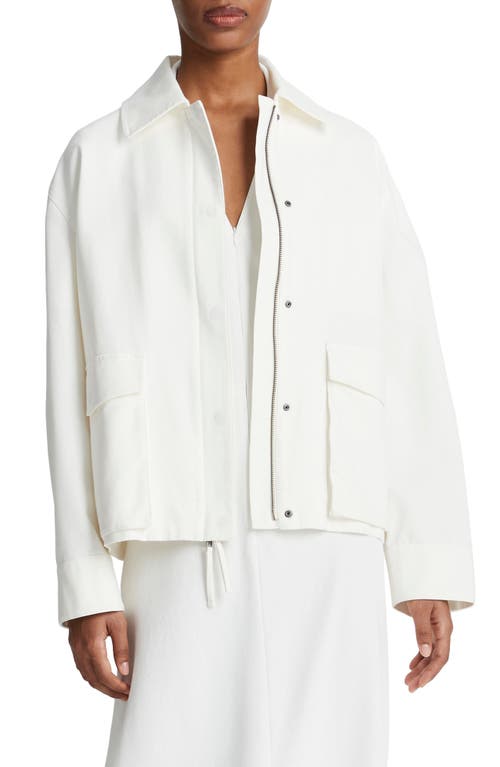 Vince Stretch Cotton Utility Jacket at Nordstrom,