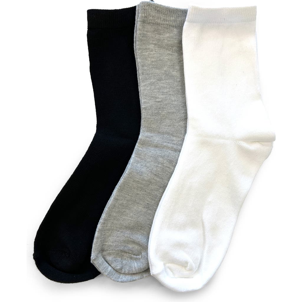 Shop Aldo Core 10-pack Crew Socks In White/grey/black