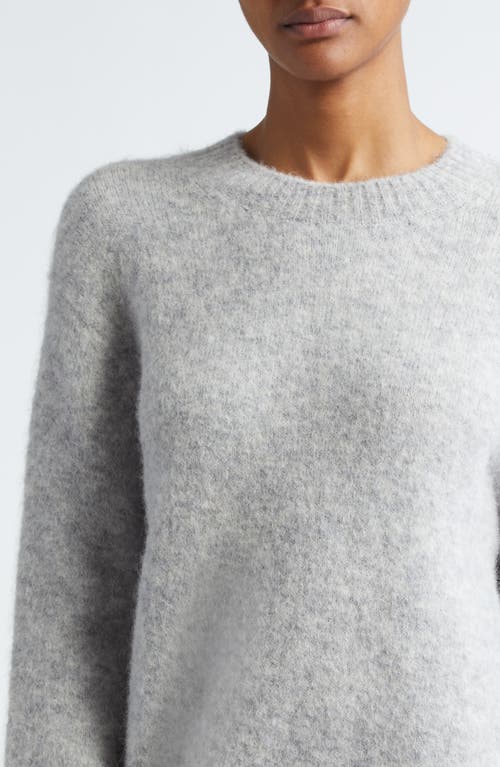 Vince Alpaca Blend Tunic Sweater In Silverstone