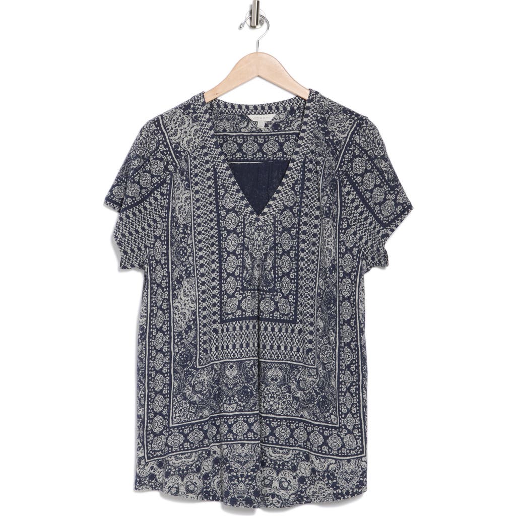 LUCKY BRAND LUCKY BRAND V-NECK SHORT SLEEVE T-SHIRT