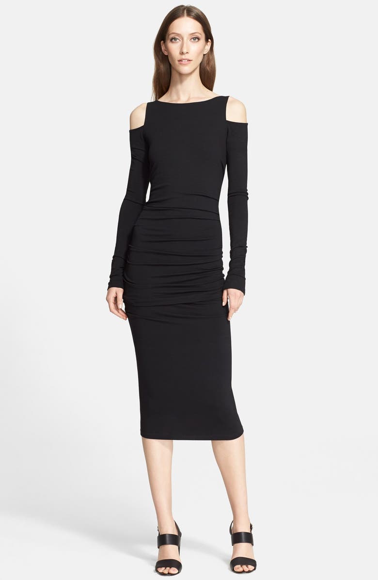 Donna Karan New York Cold Shoulder Jersey Dress | Nordstrom