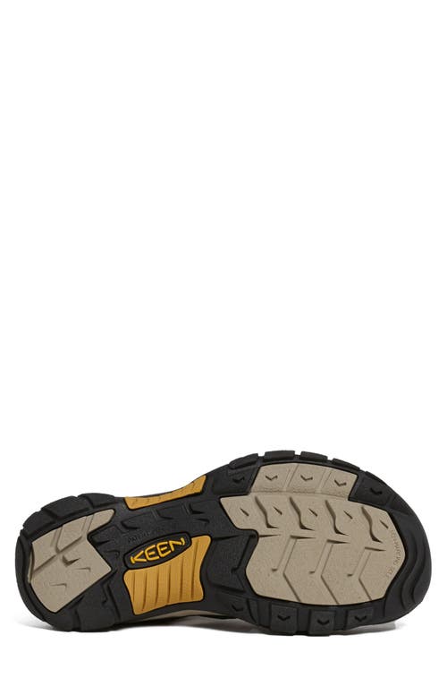Keen Newport H2 Ex Trail Sandal In Raven/aluminum